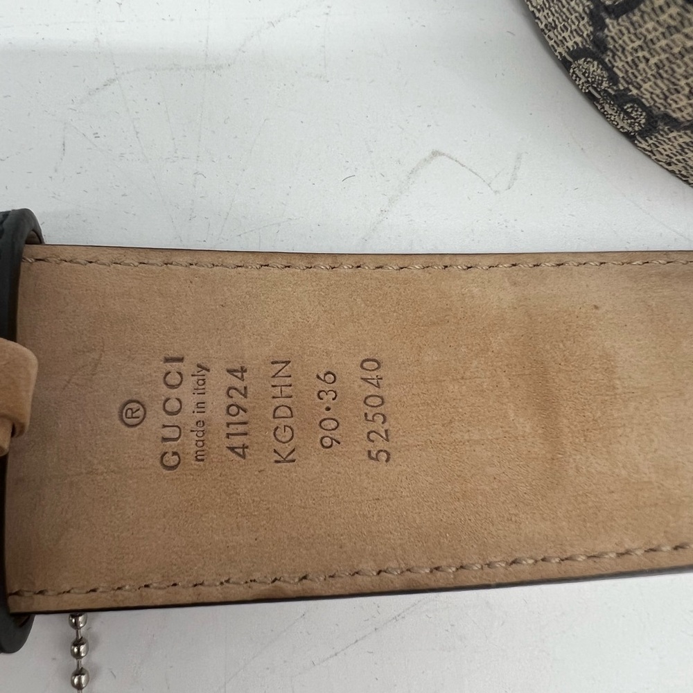 Gucci monogram GG buckle belt - Picture 13 of 13